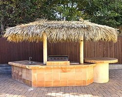 9x18 Mexican Palm Palapa 2 Pole